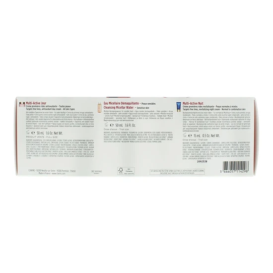 Clarins Multi Active Collection Multi-Active Day Cream + Cleansing Micellar Water + Multi-Active Night Cream