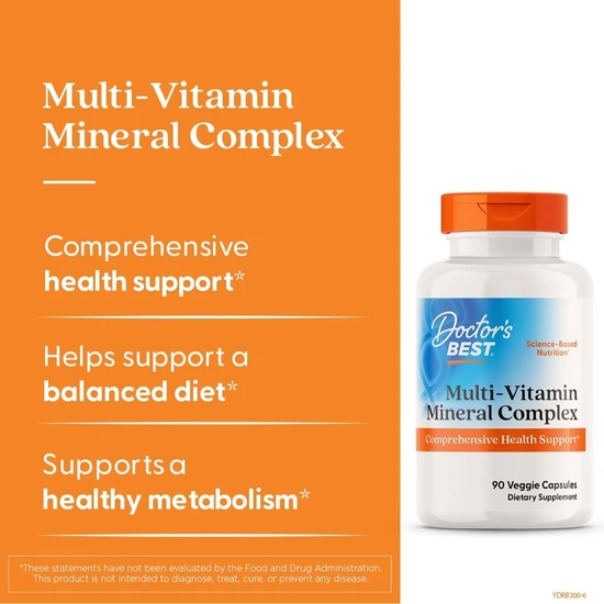 Doctor's Best Multi-Vitamin Vegicaps 90 Vegicaps