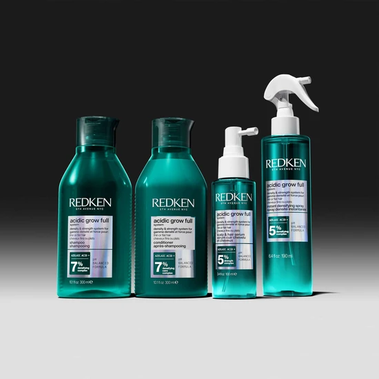 Redken Acidic Growth Full System Instant Densifying Spray For Thin Hair, Strengthens & Thickens 190ml