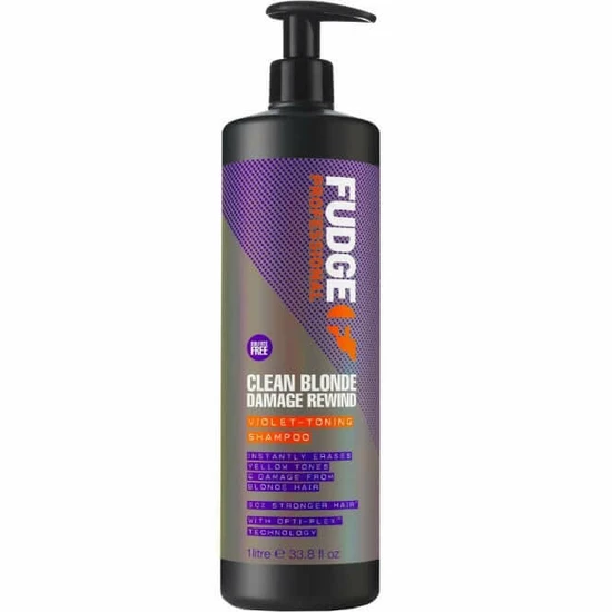 Fudge Professional Clean Blonde Damage Rewind Shampoo 250ml