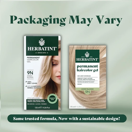 Herbatint Permanent Hair Colour Gel 8R Light Copper Blonde / 170ml