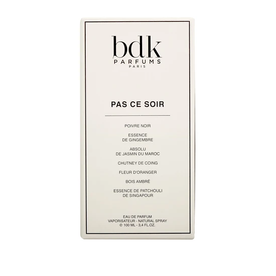 bdk Parfums Pas Ce Soir Eau De Parfum 50ml