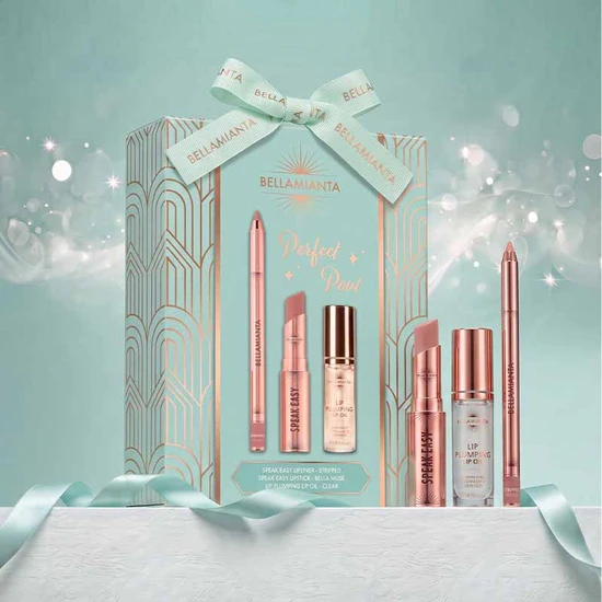 Bellamianta Perfect Pout Lip Kit Gift Set Bella Muse