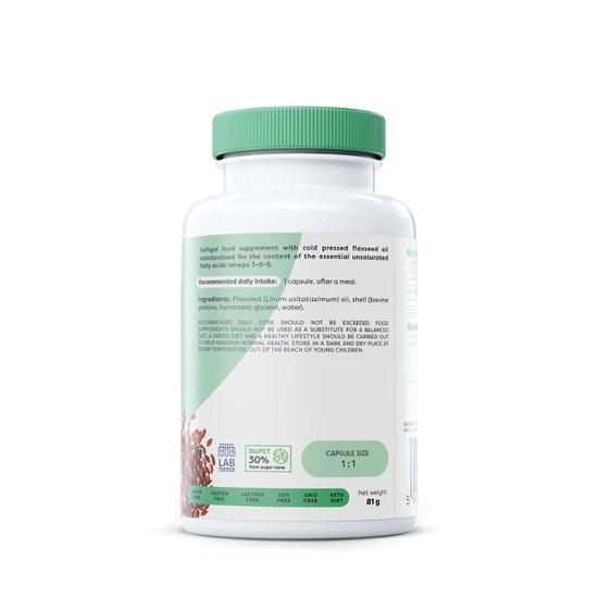 Osavi Omega 3-6-9 Flaxseed Oil 1000mg 60 Softgels