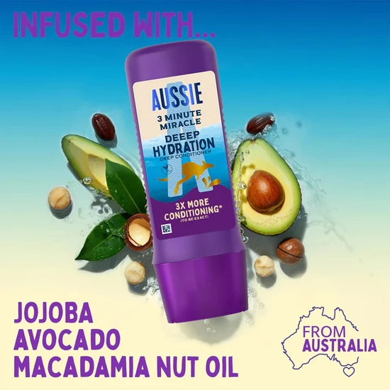 Aussie 3 Minute Miracle Deep Hydration Deep Conditioner 250ml