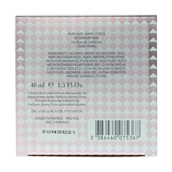 Jimmy Choo Illicit Flower Eau De Toilette 40ml