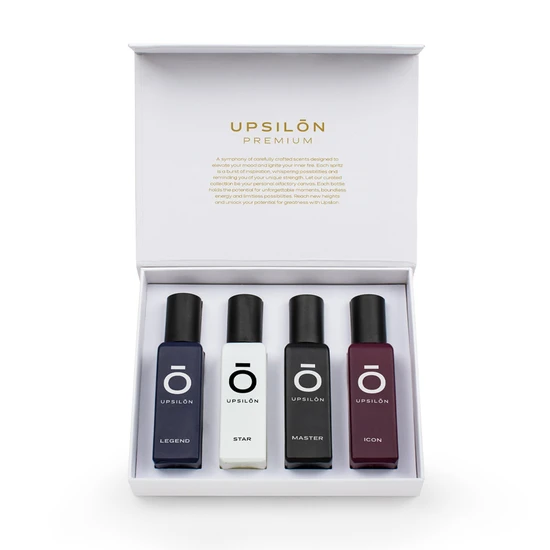 Upsilon Premium Man Eau De Parfum Gift Set 4 x 20ml