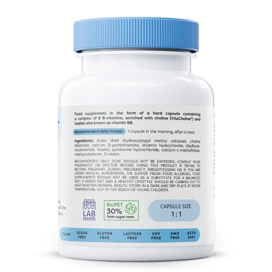 Osavi B-Complex With Choline & Inositol Capsules 60 Capsules