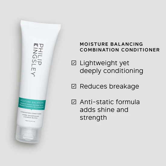 Philip Kingsley The Hair Icons Gift Set Deep-Conditioning Treatment 40ml, Weightless Shampoo 170ml, Combination Conditioner 150ml & Smoothing Serum 20ml