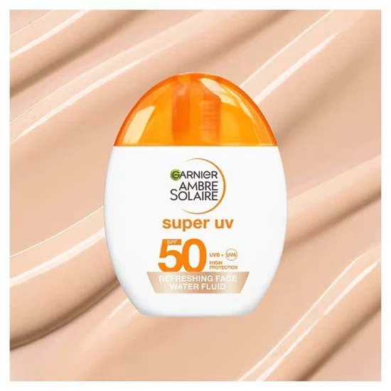 Garnier Ambre Solaire Super UV Refreshing Face Water Tinted Fluid SPF 50 40ml