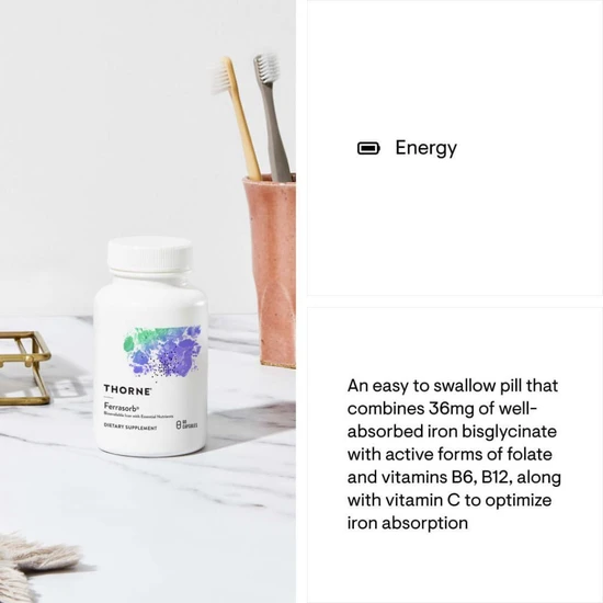 Thorne Ferrasorb 60 Capsules