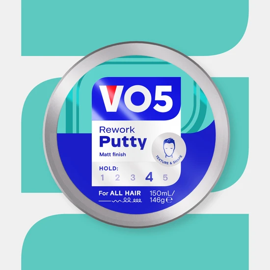 VO5 Matte Finish Rework Putty Rework Hold 150ml