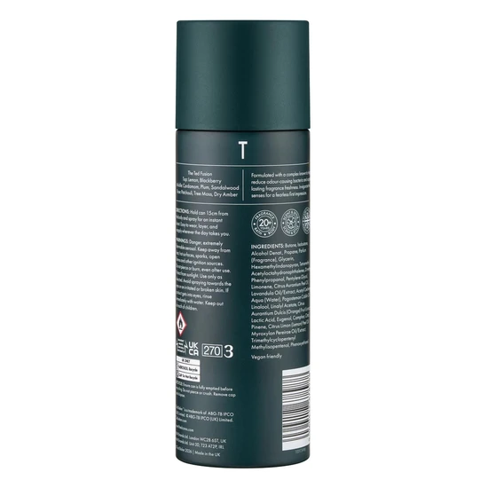 Ted Baker Fusion Enigmatic Body Spray Deodorant 200ml