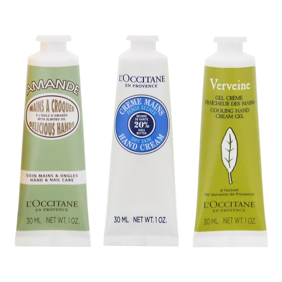 L'Occitane Travel Exclusive Hand Cream Collection 3 x 30ml