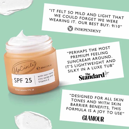 UpCircle Beauty SPF 25 Mineral Sunscreen 60ml
