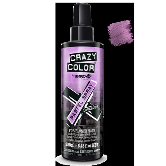 Crazy Color Pastel Spray Temporary Hair Dye Bubble Gum