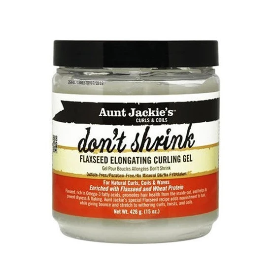 Aunt Jackie's Don't Shrink Flaxseed Elongating Curling Gel 15oz