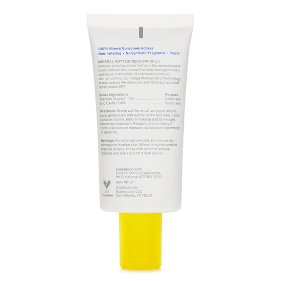 Supergoop! Mineral Mattescreen SPF 40 45ml
