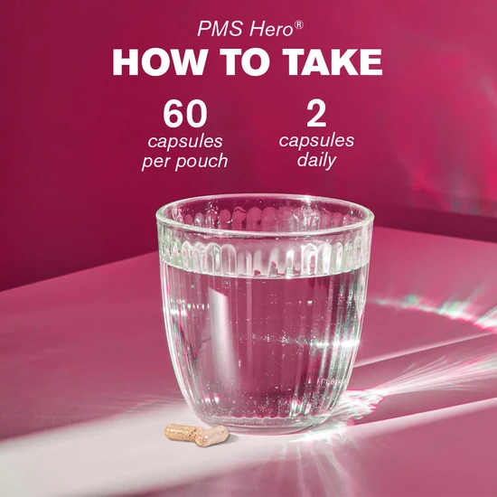 Dr Vegan PMS Hero Premenstrual Support Capsules 60 Capsules