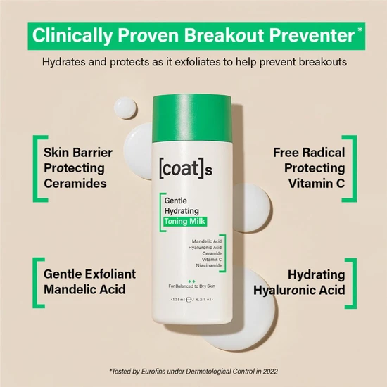 Coats Skin Gentle Hydrating Toning Milk 125ml