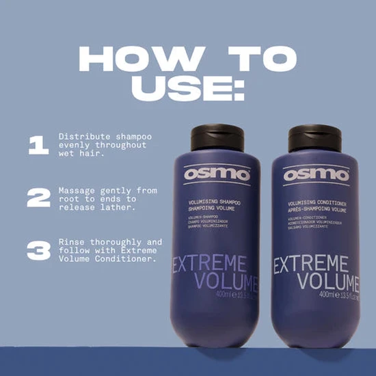 Osmo Extreme Volume Volumising Shampoo 400ml