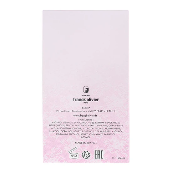 Franck Olivier Passion Extreme Eau De Parfum 75ml