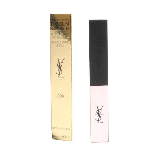 Yves Saint Laurent Rouge Pur Couture The Slim Glow Matte 204 Private Carmine