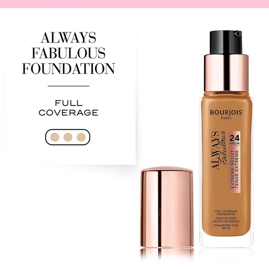 Bourjois Always Fabulous Foundation Full Coverage 300 Rose Sand