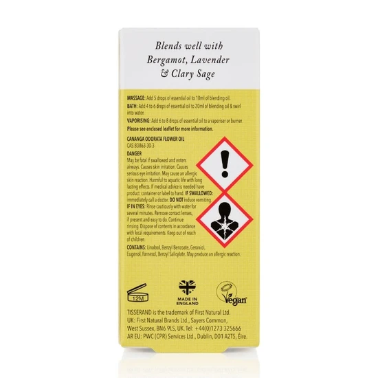 Tisserand Aromatherapy Ylang Ylang Organic Essential Oil 9ml