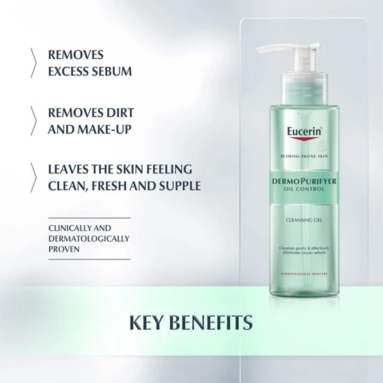 Eucerin DermoPurifyer Oil Control Cleansing Gel 200ml