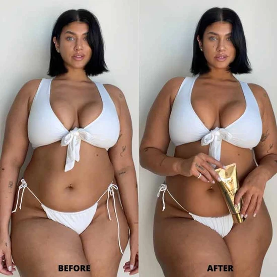 SOSU by SJ Dripping Gold Glowing Steady Gradual Tan Light-Medium