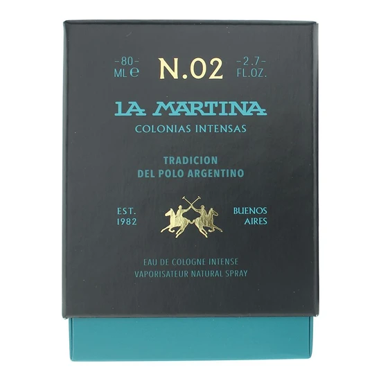 La Martina Blue Gardenia Intense Eau De Cologne 80ml