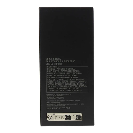 Serge Lutens Five O'Clock Au Gingembre Eau De Parfum 50ml