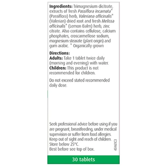 A.Vogel Passiflora Complex Tablets 30 Tablets