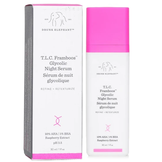 Drunk Elephant T.L.C. Framboos Glycolic Night Serum 30ml