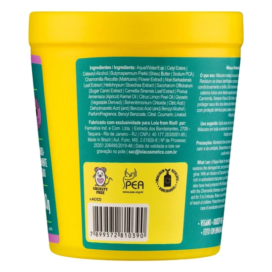 Lola Camomila Restorative Mask 230g