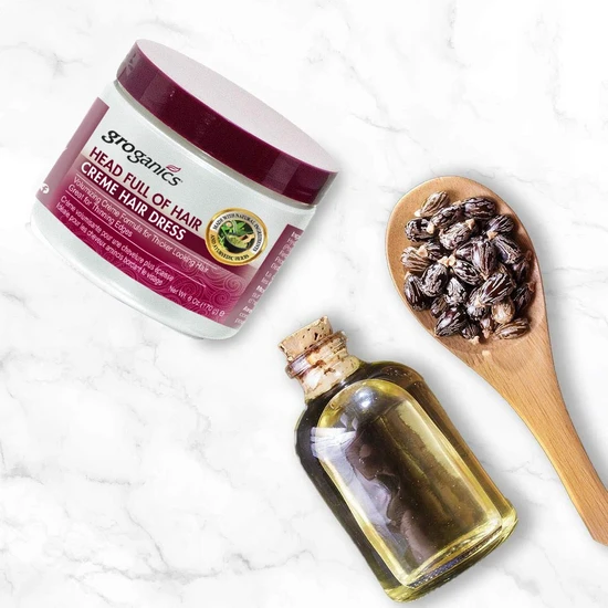 Groganics Head Full Of Hair Creme Hair Dress 6oz