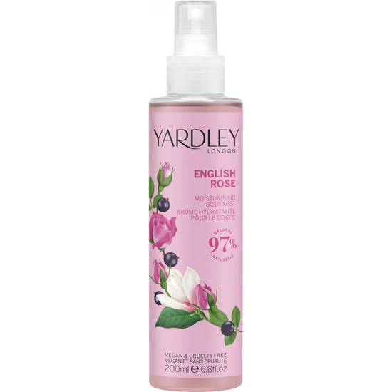 Yardley Lily Of The Valley Moisturising Fragrance Body Mist 200ml