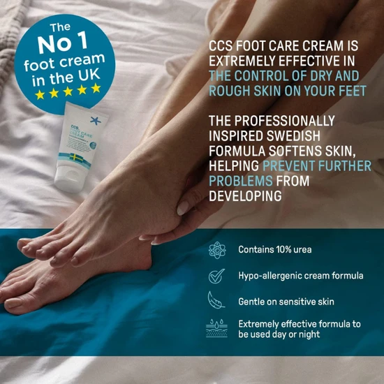 CCS Foot Care Cream For Dry Skin & Cracked Heels 60ml