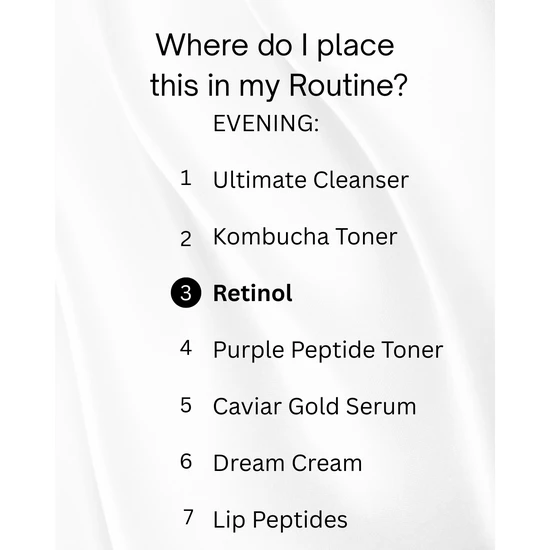 Real Beauty London Evening Retinol Face Serum 0.3% 30ml