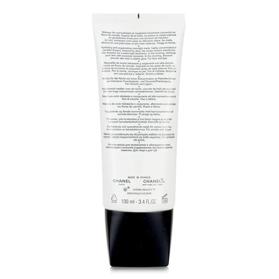 CHANEL Hydra Beauty Masque De Nuit Au Camelia Hydrating Oxygenating Overnight Mask 100ml