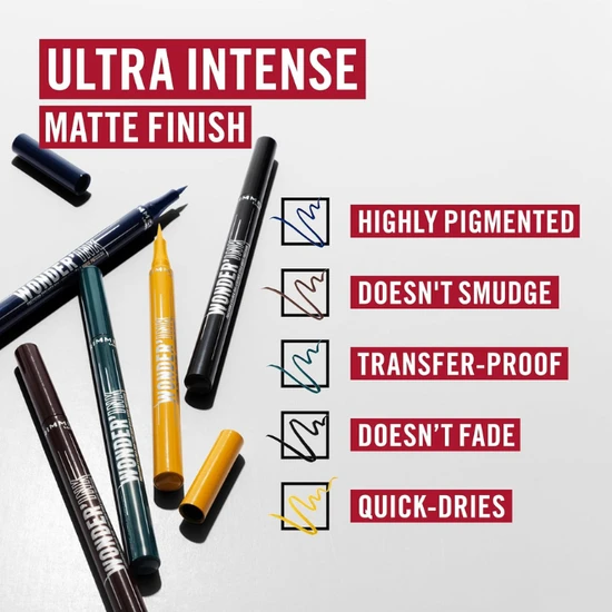 Rimmel Wonder'Ink Precision Liquid Eyeliner Pen 002 Spiced Chestnut