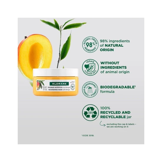 Klorane Nourishing Mango Mask 150ml