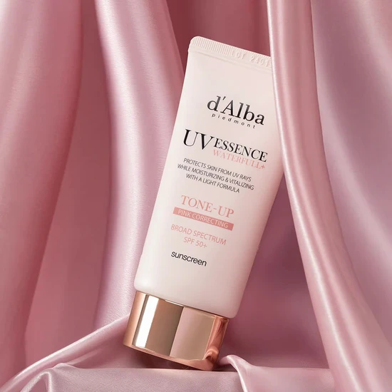 d'Alba Waterfull Pink Correcting Tone-Up Sunscreen 50ml