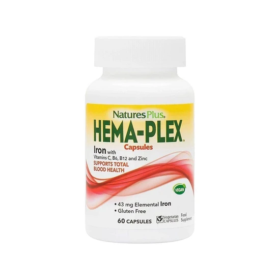 Nature's Plus Hema-plex Vegicaps 60 Vegicaps