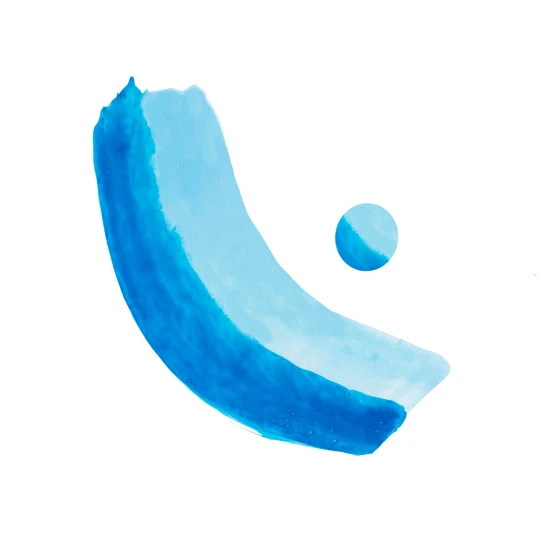Glisten Cosmetics Slushie UV Blue Split Liner Eyeliner Small - 3g