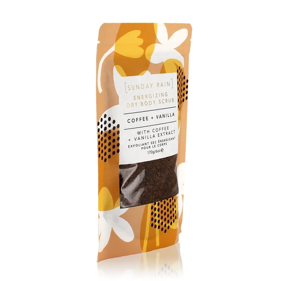 Sunday Rain Coffee & Vanilla Energising Dry Body Scrub 170g