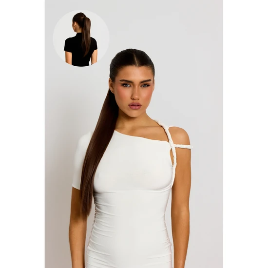 LullaBellz Grande 26" Straight Wraparound Pony BLONDES | CARAMEL BLONDE