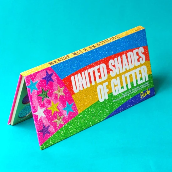 RUDE COSMETICS United Shades Of Glitter Eyeshadow Palette