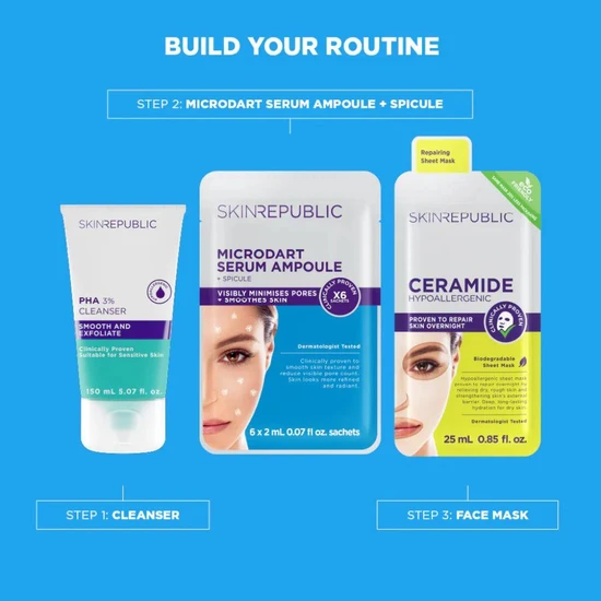 Skin Republic Microdart Serum Ampoule + Spicule 6x2ml